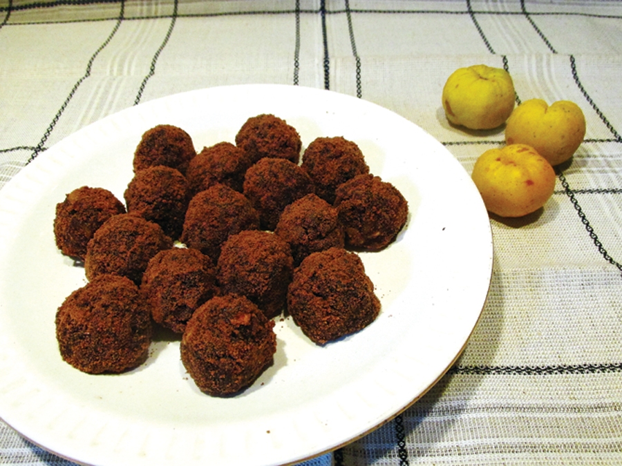 Ķirbju un žāvētu augļu konfektes
Autors: Brigita Skaistkalne