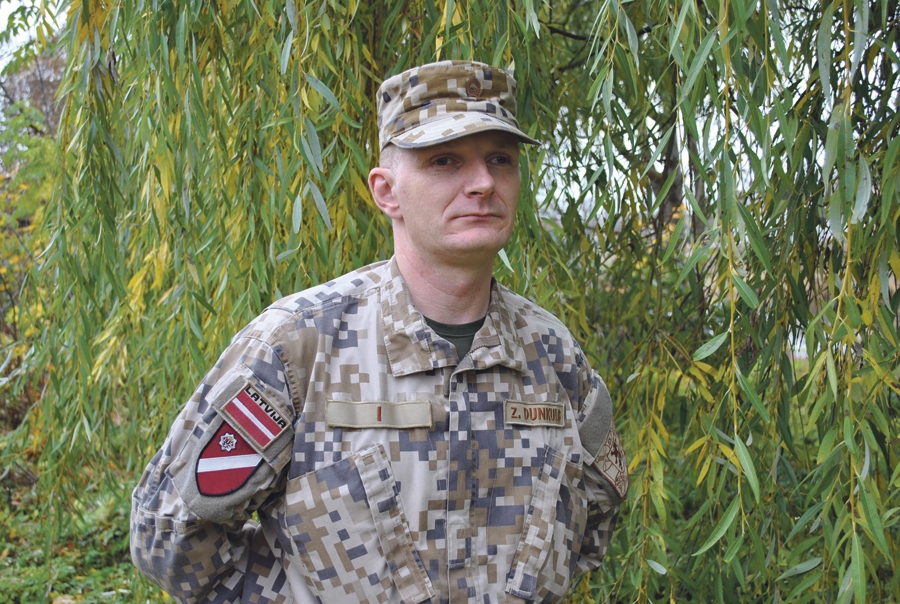 Zigmārs Dunkulis Zemessardzē dien 22 gadus.
Autors: Māris Krūmiņš