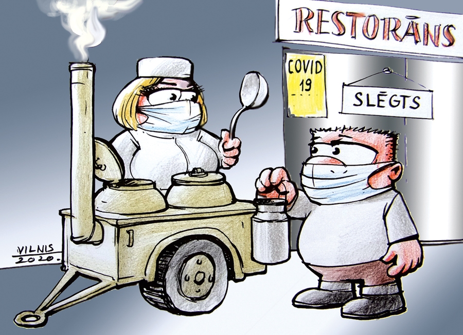 Zīmējums – Vilnis Bulavs.