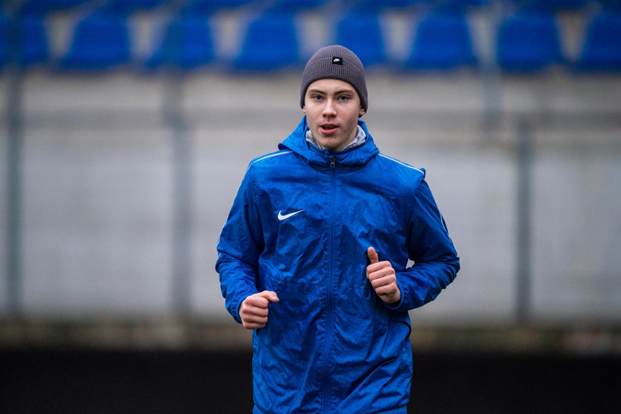 Kristers Panteļejevs šogad debitēja Latvijas futbola virslīgas mačā.
Autors: no sportsbauska.lv.