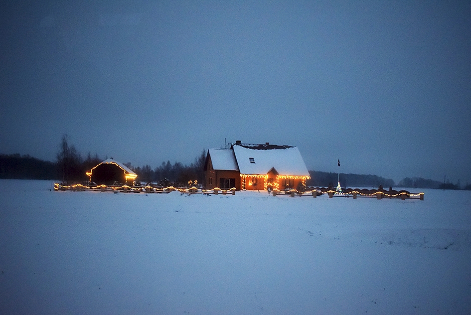 Bauskas novada Ziemassvētku rota 2018 - īpašums «Kamenītes».
Autors: bauska.lv