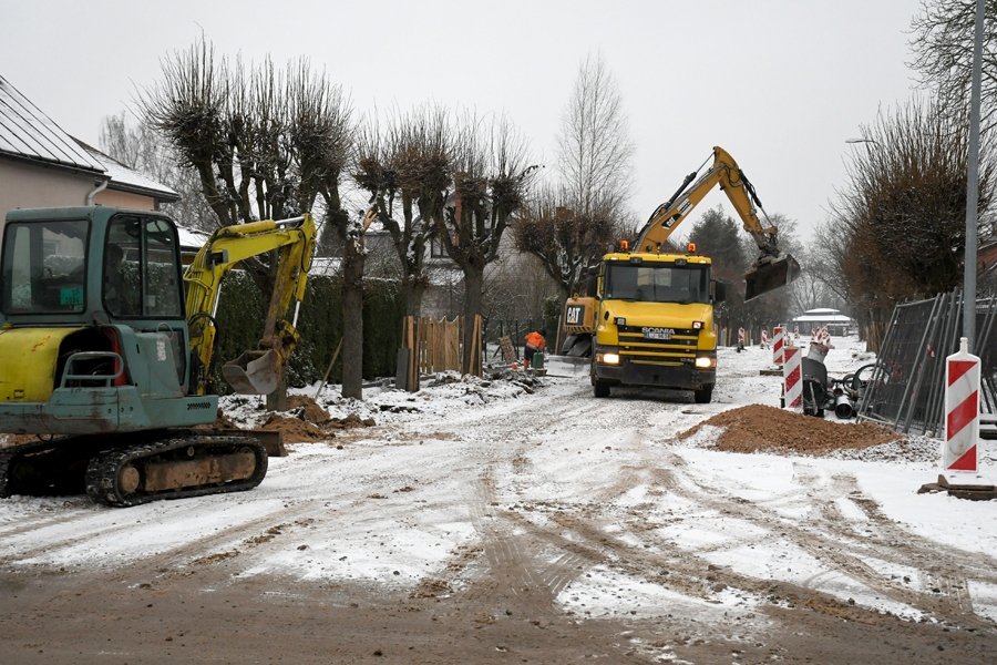 Pilskalna ielas posmā, kur notiek būvdarbi, šoziem satiksmi neatjaunos.
Autors: Ivars Bogdanovs