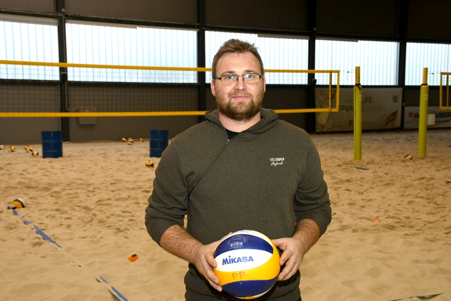 «Vecumnieku» volejbola klubu vadīs treneris Pēteris Plūme, ja Latvijas Nacionālās volejbola līgas spēles atsāksies.
Autors: Ivars Bogdanovs