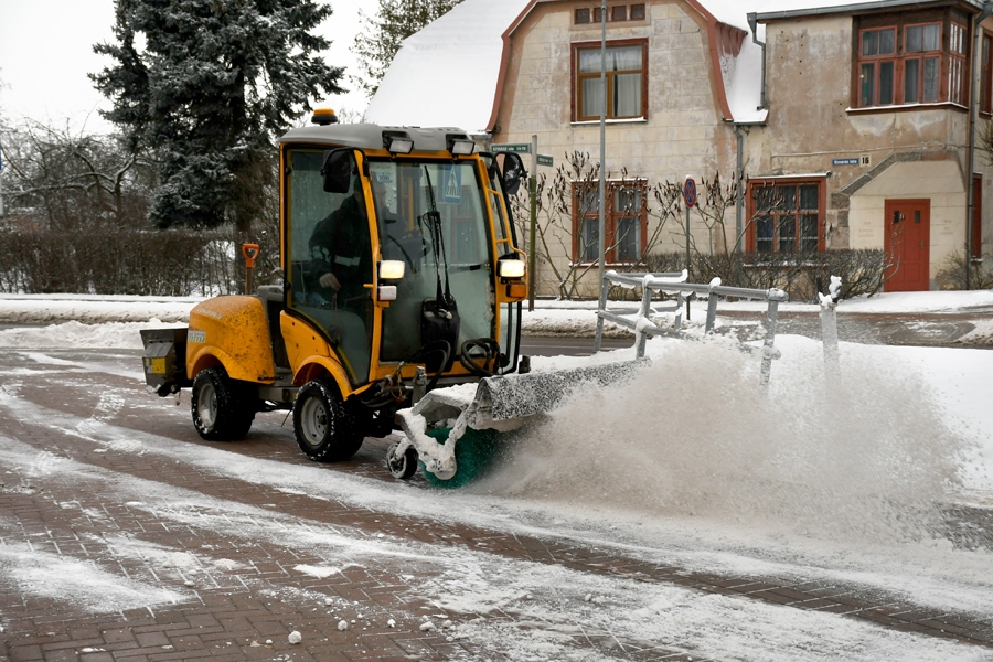 «Vides serviss» strādā Bauskas ielās.
Autors: Ivars Bogdanovs