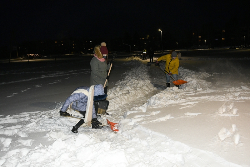 Aicinājumam attīrīt no sniega  Īslīces pagasta Rītausmu parka celiņus atsaucās 17 talcinieku.
Autors: Ivars Bogdanovs
