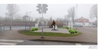 Vizualizācija - iecerētais vides objekts Iecavā.
Autors: vizualizācija no Facebook.com