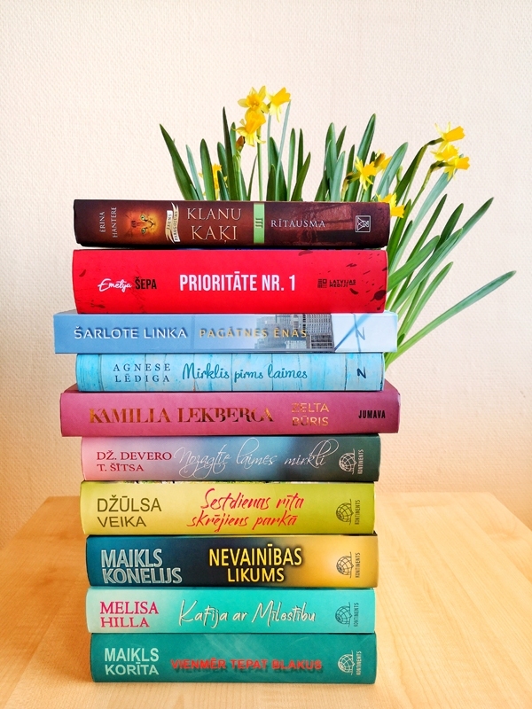 Bibliotēkas jaunieguvumu daļa janvārī.
Autors: No albuma.