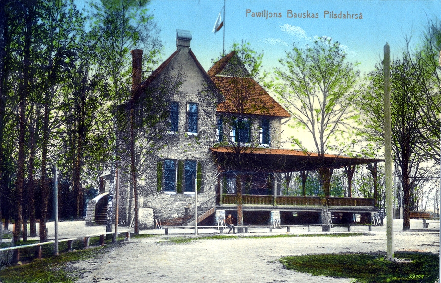 Pilsdārza paviljons. 20. gs. sākums.
Autors: no Bauskas muzeja krājuma.