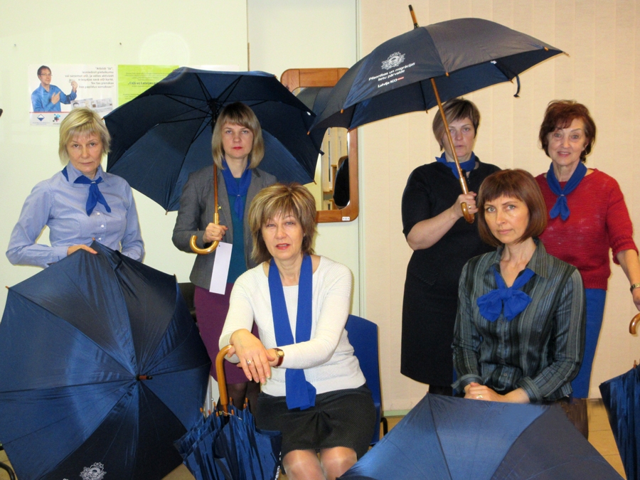 PMLP Bauskas nodaļas darbinieces Indra Hiršfelde, Daiga Kužuma, Inese Alapa, Inguna Bebre, Lolita Upeniece un Ilona Ķepale 2018. gadā.
Autors: no PMLP Bauskas nodaļas arhīva.