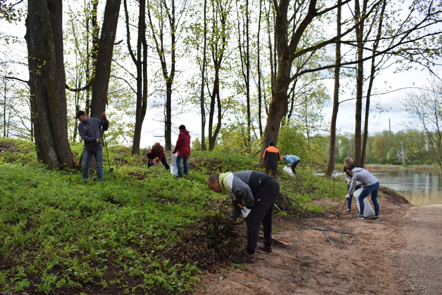 Pērn teritoriju pie Sarkanās skolas Vecumniekos sakopa pašvaldības darbinieki.
Autors: no «Bauskas Dzīves» arhīva.