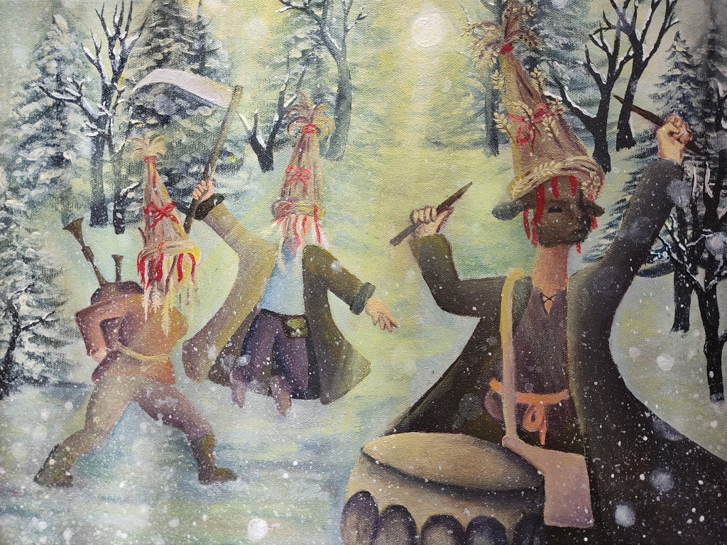 E. Zagorskas zīmējums «Rudzi sniegā» bija labākais 101 autora darbu konkurencē.
Autors: No albuma.