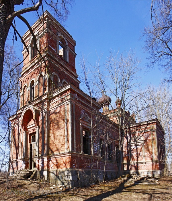 Pareizticīgo baznīcas drupas Suntažos.
Autors: o Ogres novada pašvaldības arhīva.