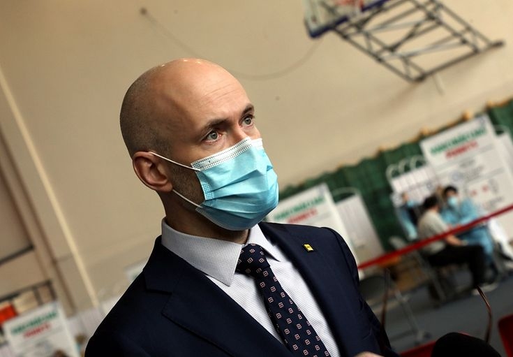 Veselības ministrs Daniels Pavļuts.
Autors: db.lv