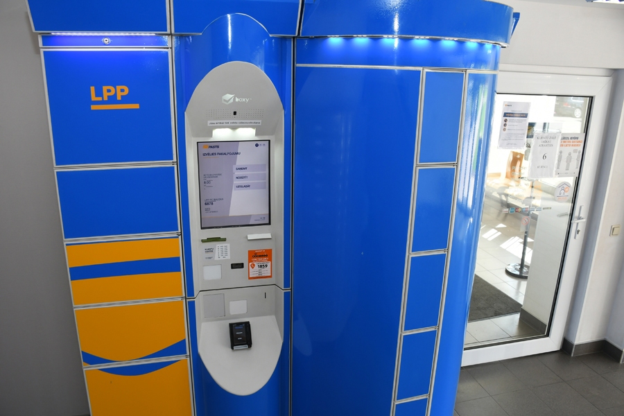 Jaunajā pakomātā vienlaikus var ievietot ap simt sūtījumu.
Autors: Ivars Bogdanovs