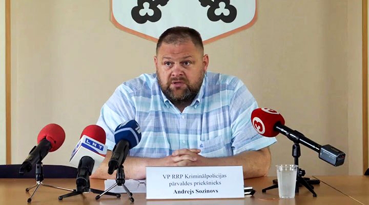 Andrejs Sozinovs preses konferencē 2020. gadā.
Autors: no Valsts policijas arhīva.