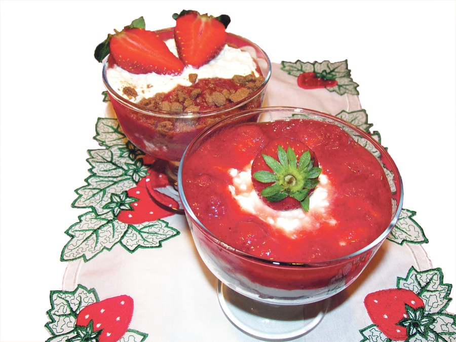 Kārtainais biezpiena un zemeņu deserts
Autors: Brigita Skaistkalne