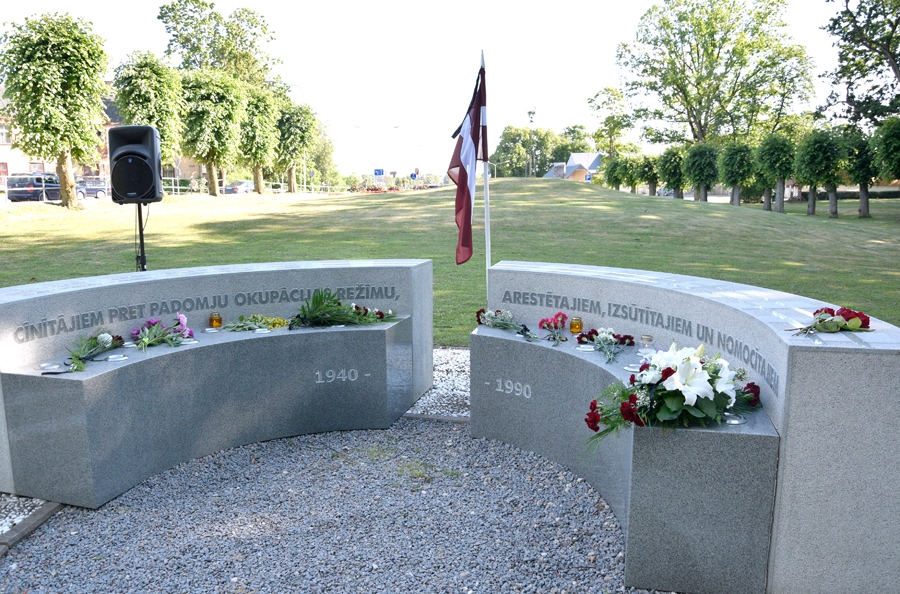 Piemiņas vieta Bauskā.
Autors: no «Bauskas Dzīves» arhīva.