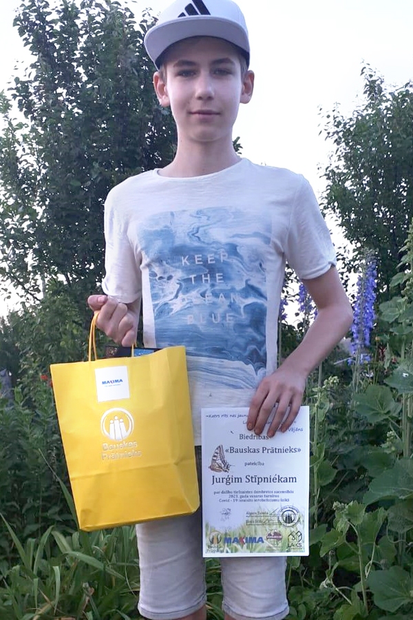 Jurģis Stīpnieks izcīnīja trešo vietu U13 grupā.
Autors: no biedrības «Bauskas Prātnieks» albuma.