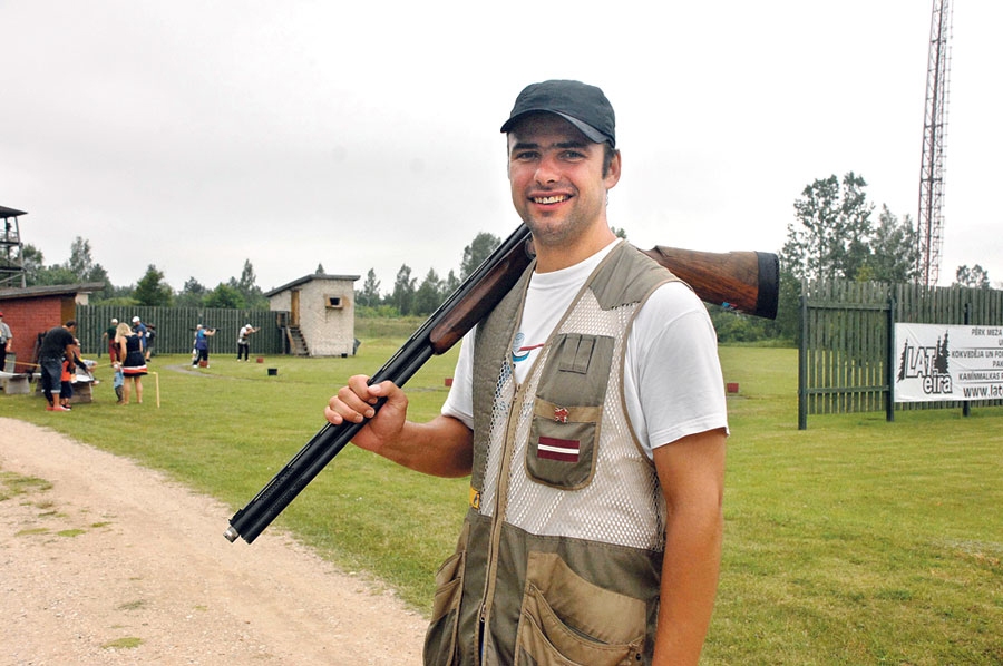 Dainis Upelnieks apaļā stenda šaušanā kļuva par Latvijas čempionu.
Autors: no «Bauskas Dzīves» arhīva.