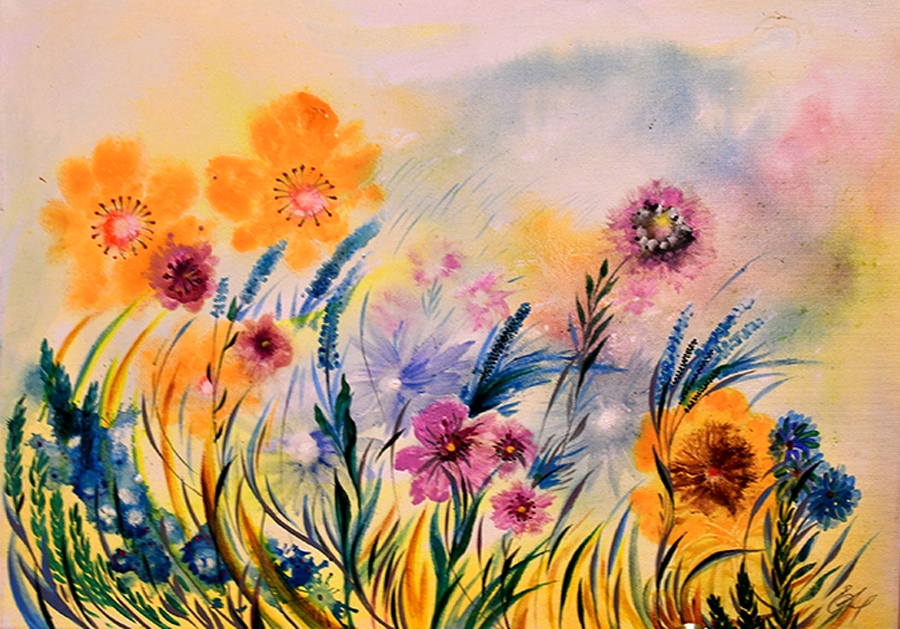 Rundālē bija eksponētas desmit mākslinieka īpaši veidotās gleznas.
Autors: Ivars Bogdanovs