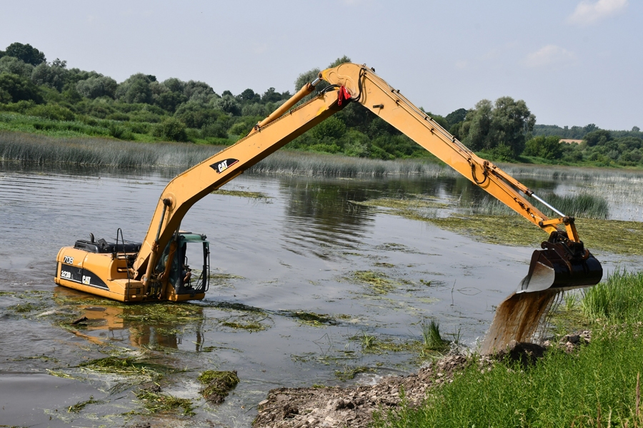 Lielupes gultnes tīrīšanas projektā strādā SIA «Hidrobūve».
Autors: Ivars Bogdanovs