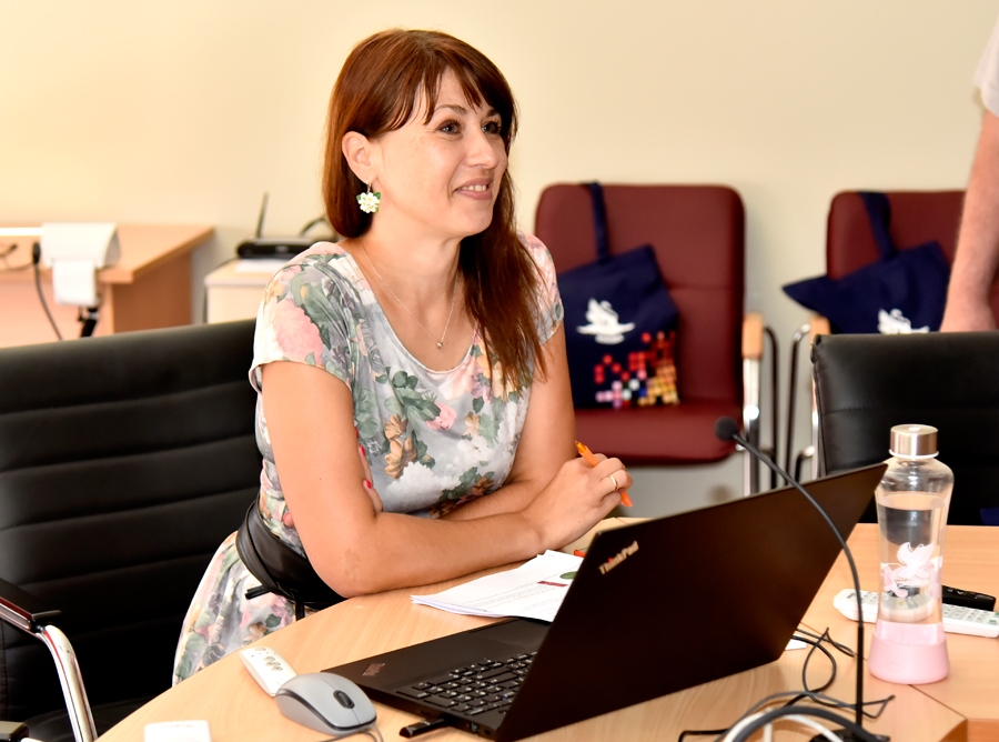 Laura Ārente pastāstīja par Rundāles novada teritorijā īstenotajiem un plānotajiem projektiem.
Autors: Uldis Varnevičs