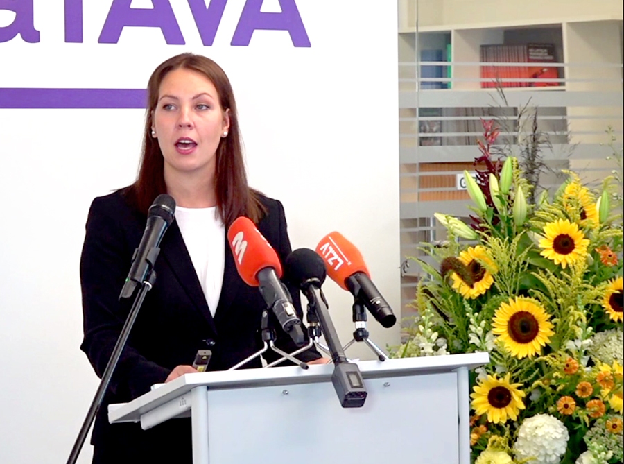 Anita Muižniece informēja par plānoto «Drošās skolas» sistēmu.
Autors: Ekrānšāviņi no tiešsaistes preses konferences.