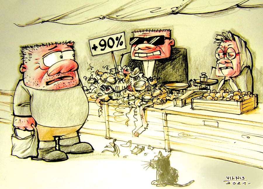 Zīmējums – Vilnis Bulavs.