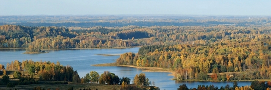 Panorāmas skats no Gaiziņkalna.
Autors: no www.madona.lv.