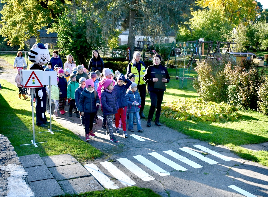 Projekta «Mazo satiksmes dalībnieku ābecīte» atklāšanas pasākumā pirmsskolas izglītības iestādē «Pasaulīte» bērniem par noteikumiem stāstīja policijas pārstāvji.
Autors: Ivars Bogdanovs