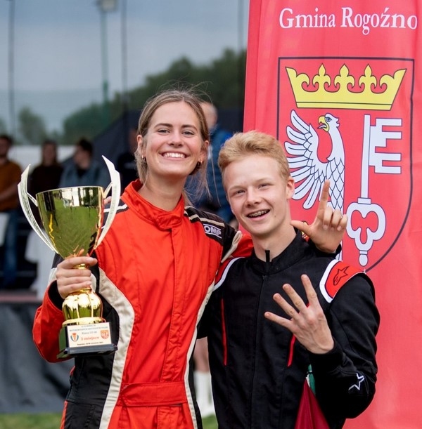 Laura Lakoviča-Lakovica un Niklāvs Rimeicāns startēja sacensībās Polijā.
Autors: Viesturs Lācis