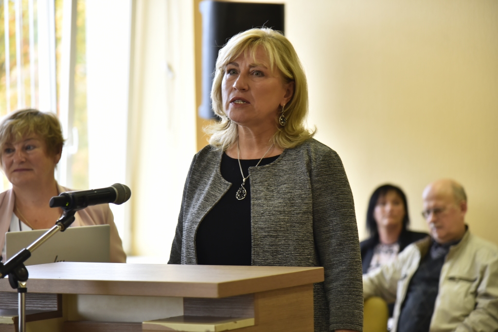 Māra Vilciņa-Rugāja ir jaunā Iecavas mūzikas un mākslas skolas direktore.
Autors: Uldis Varnevičs