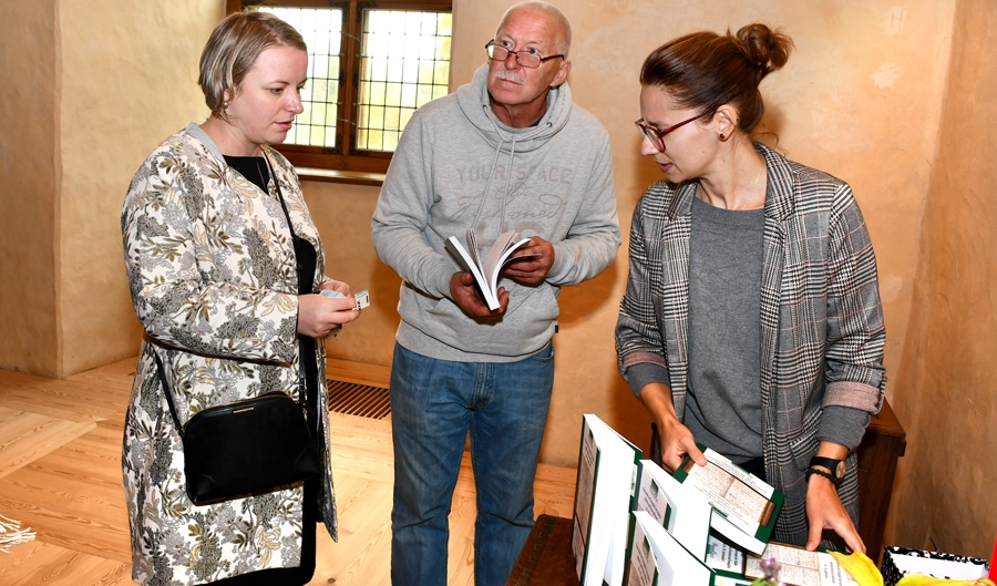 Interesentiem bija iespēja grāmatu arī nopirkt.
Autors: Ivars Bogdanovs