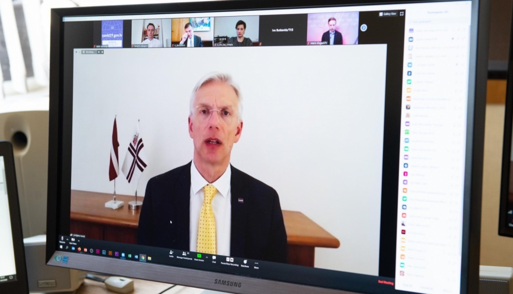 Ministru prezidents Krišjānis Kariņš.
Attēls ilustratīvs, nav no šodienas preses konferences.
Autors: no mk.gov.lv arhīva.