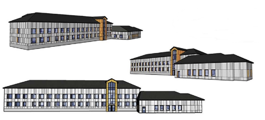 SIA «KBP projektētājs» izstrādātais fasādes variants ēkai Slimnīcas ielā 4 Bauskā.
Autors: Avots: «Bauskas Novada Vēstis».