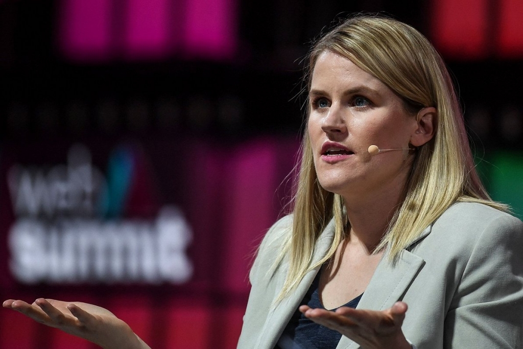 Bijusī “Facebook” darbiniece Frensisa Haugena.
Autors: AFP, PATRICIA DE MELO MOREIRA, no lsm.lv