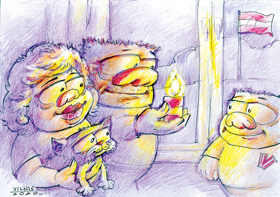 Zīmējums – Vilnis Bulavs.