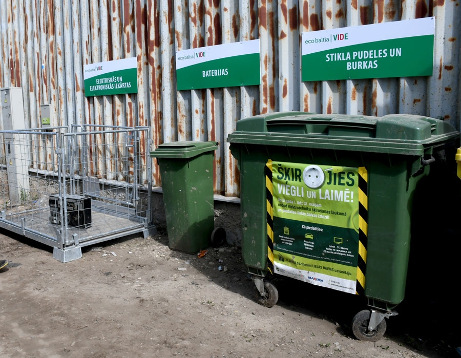 SIA «Eco Baltia vide» šķiroto atkritumu apstrādes punkts strādā Īslīces ielā 5a Bauskā.
Autors: no «Bauskas Dzīves» arhīva.