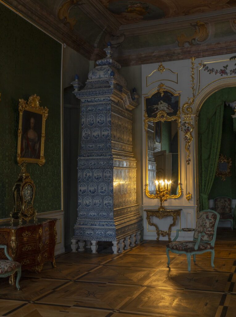 Krāsns hercoga guļamistabā, Gotfrīda Kātera brigādes darbs, 1740.g.
Autors: Rundāles pils muzeja arhīvs.