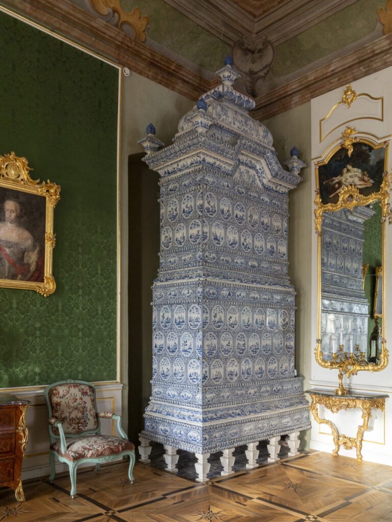 Krāsns hercoga guļamistabā, Gotfrīda Kātera brigādes darbs, 1740.g.
Autors: Rundāles pils muzeja arhīvs.