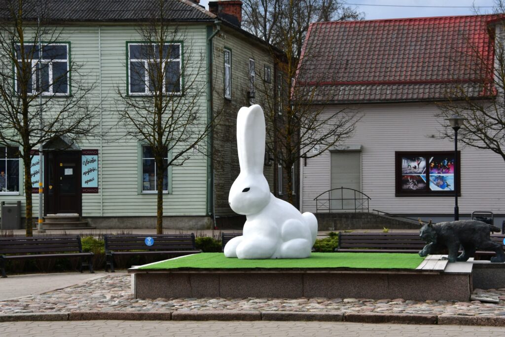 Lieldienu dekori Jēkabpilī
Autors: Publicitātes foto