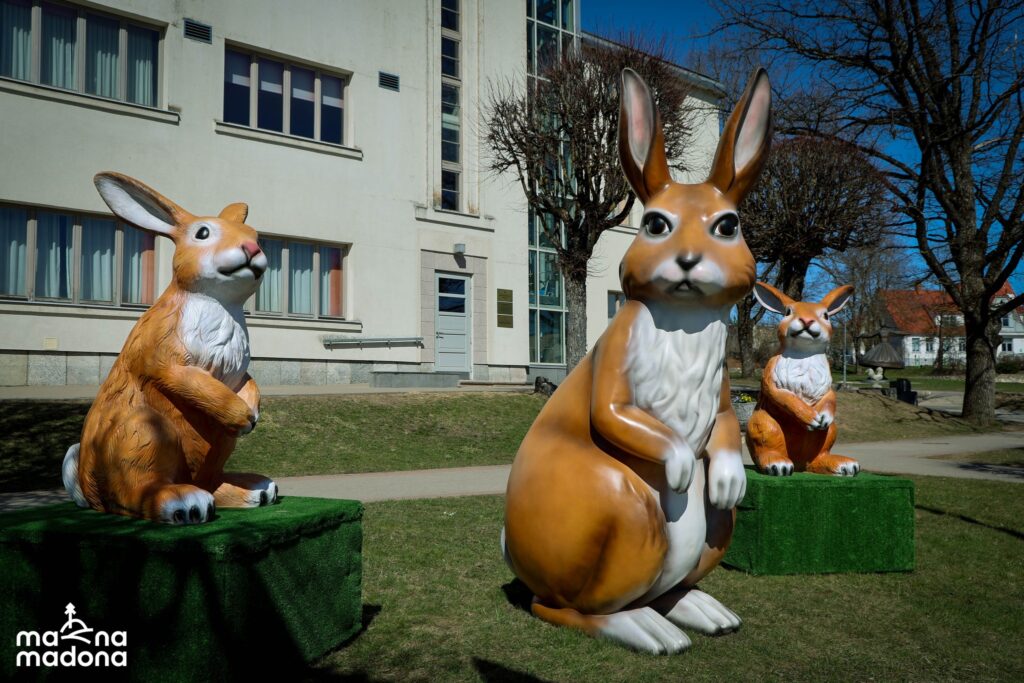 Svētku dekori Madonā