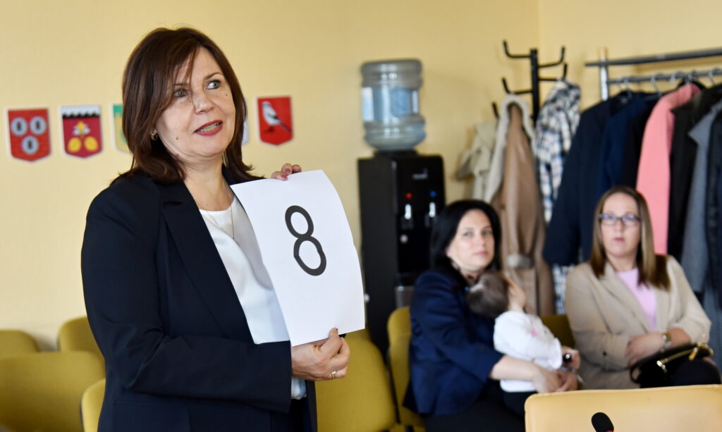 Inita Nagņibeda JKP izlozēja astoto kārtas numuru.
Autors: Uldis Varnevičs