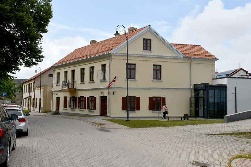 Nams Rūpniecības ielā 9 Bauskā - bijusī Jankeloviča tipogrāfijas ēka..
Autors: Ivars Bogdanovs