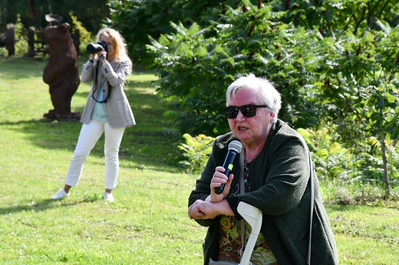 Knuta Skujenieka māsīca Solveiga Rozenberga.
Autors: Ivars Bogdanovs