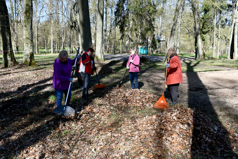 Darbs rit Svitenes parkā.
Autors: Ivars Bogdanovs