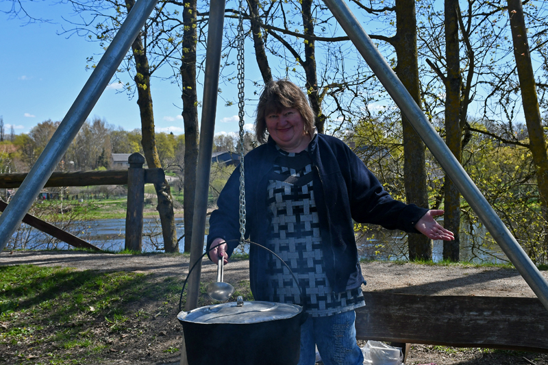 Mežotnes pilskalnā.
Autors: Ivars Bogdanovs