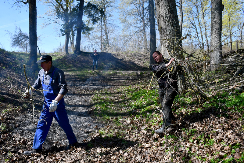 Mežotnes pilskalnā.
Autors: Ivars Bogdanovs