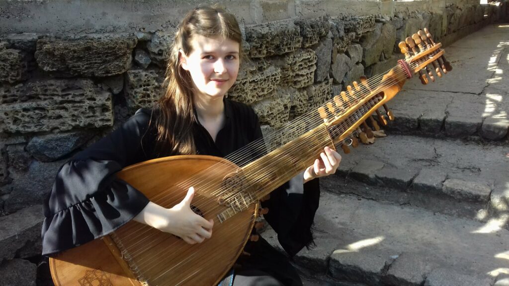 Ukraiņu mūziķe Maria Viksnina (torbāns). 
Autors: Publicitātes foto.