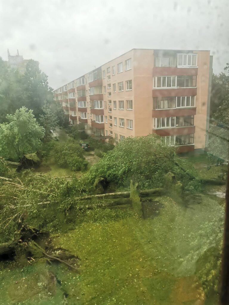 Panevēža pēc vētras.
Autors: Aculiecinieka foto